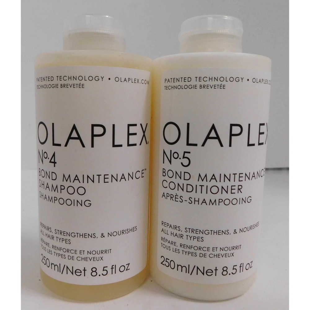 Olaplex No.4 Bond Maintenance Shampoo & No.5 Conditioner‎ Set 8.5 oz Each. NEW